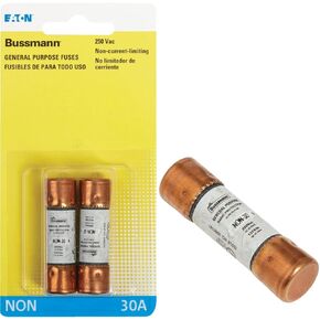 Bussmann Bussman BP/NON-30 30 Amp 250 Volt Fast Acting Cartridge Fuses 2 Count, No Color