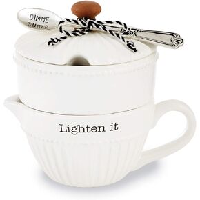 Mud Pie Circa Cream and Sugar Set
