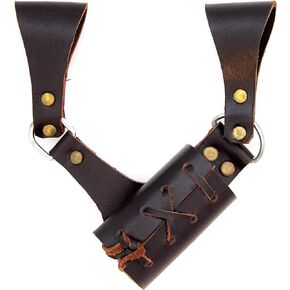 Armory Replicas™ - Premium Leather Sword Holster - Medieval Inspired Handcreafted Costume LARP Weapon Frog Accessory