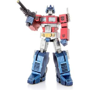 Metal Earth Fascinations Transformers Optimus Prime Color 3D Metal Model Kit