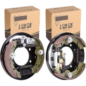 Brake Assembly for EZGO TXT PDS, Yamaha G14 G16 G19 G20 G21 G22 Golf Cart, Driver Side and Passenger Side, Includes Brake Shoes, OEM# 70998-G01 70998-G02