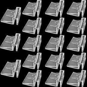 Aquarium Lid Clips 10mm Thick Rimless Tank Cover Clips Acrylic Fish Tank Cover Support Holder,15Pieces