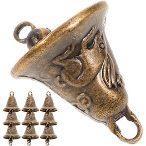 11pcs Mini Jingle Bells Decorative Bells Christmas Tree Pendants for Xmas Festival Decor