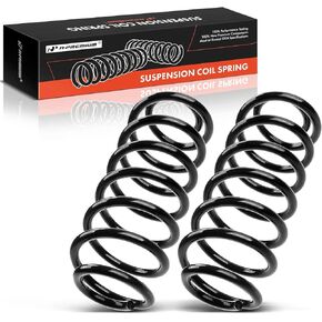 A-Premium 2Pcs Rear Suspension Coil Spring Set Compatible with Dodge Grand Caravan Chrysler Town & Country Volkswagen Routan, Driver and Passenger Side, Replace# 4670588AA, 4670589AA