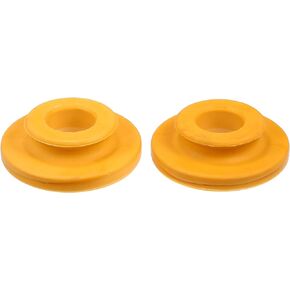 X AUTOHAUX 2 Pcs Yellow Rear Upper Suspension Coil Spring Insulator No.13322645 for Buick LaCrosse Base AWD/2WD 2012-2013 for Buick Regal Base 2WD 2014-2017