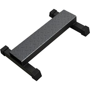 Upgraded Calf Raise Bar, Wide and High Standing Calf Raise Machine for Calf Stretching, Squat, Foot Stretch, Anti-Slip Solid Steel Calf Block