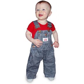 Round House Kids Striped Overalls