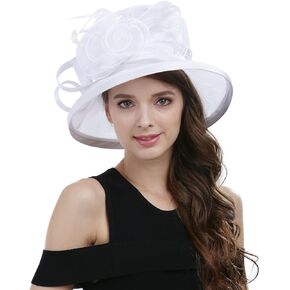 Janey&Rubbins Women Derby Horse Racing Fascinators Derby Church Tea Party Topper Hat