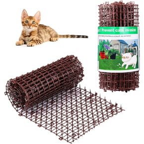Cat Scat Mat with Spikes 6.5FT Cat Deterrent Mats Plastic Scat Mat for Dogs and Cats Spike Deterrent