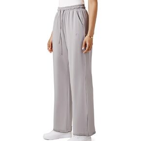 Amoretu Women Sweatpants Baggy Wide Leg Drawstring Pants with Deep Pockets Trendy High Waist Lounge Pants