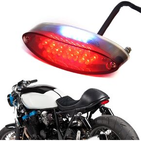 12V 28 LED Motorcycle Brake Stop Running Tail Light License Plate Lights Compatible with Cruiser Bike Motorcycle ATV Banshee Warrior YFZ WR XT