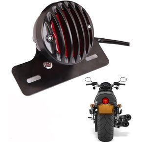 ZYTC 40W 40 LED Motorcycle Tail Light Integrated Running Brake Lights Turn Signal Lamp with License Plate Bracket