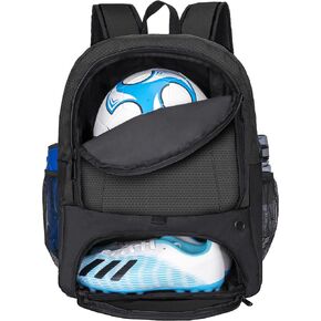 Soccer Ball Bag-Backpack for Basketball,Volleyball with Cleat Shoes and Ball Compartment for Sports Team,Trainning