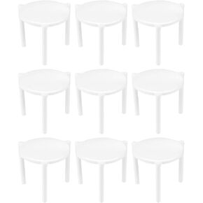 BESTonZON Pizza Saver Stand 100pcs Plastic Pizza Tripod Stack Pizza Fixing Rack Holder for Restaurant Container Catering Boxes Food Take Out Service