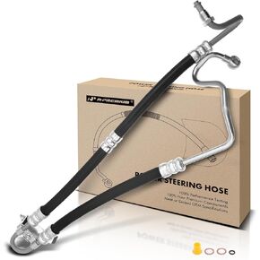 A-Premium Power Steering Pressure Hose Line Assembly Compatible with BMW 320i 2001-2005, 323Ci 2000, 325Ci 2003-2006, 325i 2003-2006, 328Ci 2000, 330Ci 2001-2006, 330i 2002-2006, 2.2L 2.5L 2.8L 3.0L