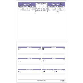 AT-A-GLANCE 2025 Desk Calendar Refill, Weekly, 6" x 7", Flip-A-Week (SW705X5025)