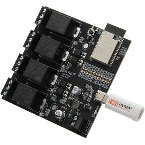 LILYGO TTGO T-Relay ESP32 Wireless Module DC 5V 4 Groups Relay Development Board 4MB Flash WiFi BLE Remote Switch Control