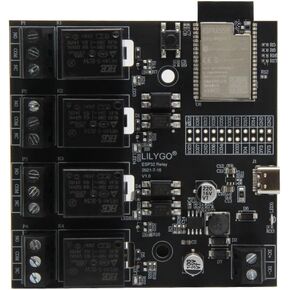 LILYGO TTGO T-Relay ESP32 Wireless Module DC 5V 4 Groups Relay Development Board 4MB Flash WiFi BLE Remote Switch Control