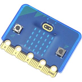 ELECFREAKS microbit V2 Protective Case Simple Frosted Case, Easy to Installation for BBC Micro:bit Board Blue