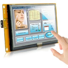 10.1 وحدة ذكية TFT LCD HMI تعمل باللمس + مصمم واجهة المستخدم الرسومية مجانًا مع وحدة المعالجة المركزية 1 جيجا هرتز 262 ألف لون ضمان 3 سنوات لـ Arduino Uno R3 ESP8266 ESP32، V3.0 إصدار جديد مطور in Kuwait