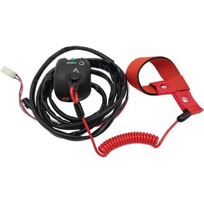 M MATI Handlebar Start Stop Kill Switch Box Aassy & Safety Lanyard for Yamaha Waverunner Superjet 650 SJ650 WaveRunner Superjet 700 SJ700 FX1 FX700 EW2-68310-04-00