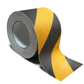Heavy Duty Anti Slip Tape, 4 Inch x 35Ft Black Grip Tape for Stairs Outdoor Waterproof Non Skid Safety Walk Abrasive Adhesive Tape for Outdoor Indoor Stairs Steps Ramps Treads Floors Boats Skateboard