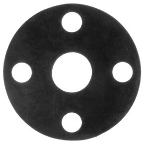 USA SealingFull Face Fabric Reinforced Neoprene Rubber Flange Gasket for 1-1/2" Pipe - 1/16" Thick - Class 150