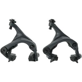 1 Pair 47-57mm Aluminum C Caliper Brake, Road Bike Brake Calipers for Fixed Gear Bikes Road Bikes Bike Accessories-Black