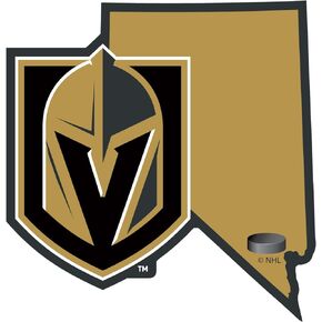 NHL Siskiyou Sports Fan Shop Vegas Golden Knights Home State 11 Inch Magnet One Size Team Color