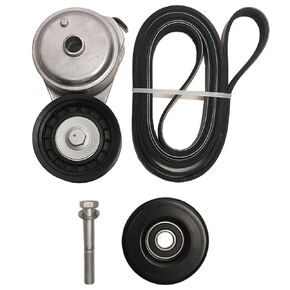 38103 Serpentine Belt Drive Component Kit, for Chevy C1500 C2500 C3500 K1500 K2500 K3500 1996-1999 (4.3L/5.0L/5.7L), Drive Belt Tensioner and Idler Pulley Serpentine Belt Kit #10239670 38001 6PK2440