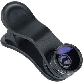 عدسة تحويل Kenko Tele للهواتف الذكية Realpro Clip Lens 8X، طلاء كامل متعدد، لعدسة مزدوجة/مفردة iPhone، Samsung Galaxy، Google Pixel، Android. KRP-8t