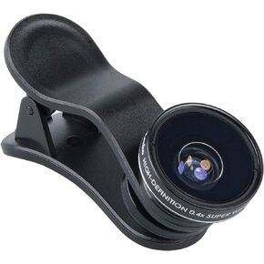 Kenko REAL PRO Multi-Coated Glass REAL PRO 0.4x Super Wide Angle Clip Lens for Mobile Devices, Black (KRP-04SW)