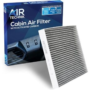 AirTechnik CF11809 Cabin Air Filter w/Activated Carbon | Fits Select 2014-2022 Cadillac Escalade, Chevy Silverado 1500/2500 HD/500HD, Suburban, Tahoe/GMC Sierra, Yukon - 22808781