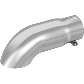 Exhaust tip -2.5'' Inlet Bolt on Turn Down Design - Stainless Steel Car Muffler Tips 2.5" ID x 3"OD x 9"L