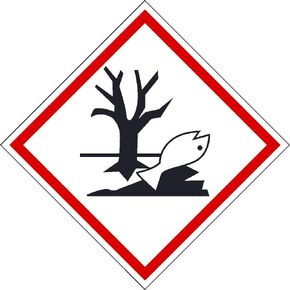 NMC National Marker GHS407AP GHS Label, Environment, 4 inches x 4 inches, PS Vinyl, Pak5