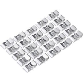 CZC AUTO 25PCS Trailer Frame Wire Clips - Frame Mount Trailer Light Wiring Clips for Boat Trailer