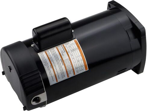 محرك مضخة حمام السباحة B2855 - 2 حصان 3450 دورة في الدقيقة 230 فولت 10 أمبير مع شفة مربعة من الفولاذ المقاوم للصدأ، محرك مضخة حمام سباحة مستمر أحادي الطور لحمامات السباحة الداخلية وفوق الأرض in Kuwait