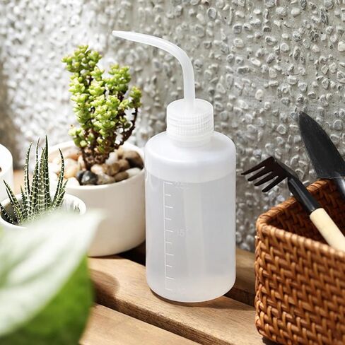 Tattoo Wash Bottles, 4pcs 250ml/8oz Succulent Watering Bottle Plastic Bottle Squeeze Sprinkling Tattoo Squeeze Bottle for Tattoo Green Soap Water Plants (White) in Saudi Arabia