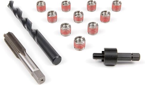 E-Z LOK Metal Thread Repair Kit Tool and Stainless Steel Threaded Inserts Thin Wall 7/16-14 x 9/16-18 in Saudi Arabia