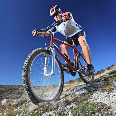 YUNSCM 26" Bike Tires 26x1.95/53-559 60TPI and 26" Bike Tubes Schrader Valve Compatible with 26 x 1.75 26 x 1.95 26 x 2.0 26x2.1 26x2.125 26x2.25 Bike Bicycle Tires and Tubes (Y-1105) in Saudi Arabia