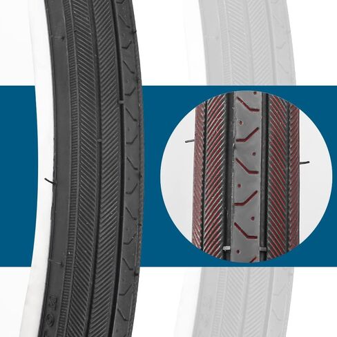 26X1 3/8 (37-590) Road Bike Tires with or Without Bike Tubes 26x1.3/8 32mm AV Schrader Valve in Saudi Arabia