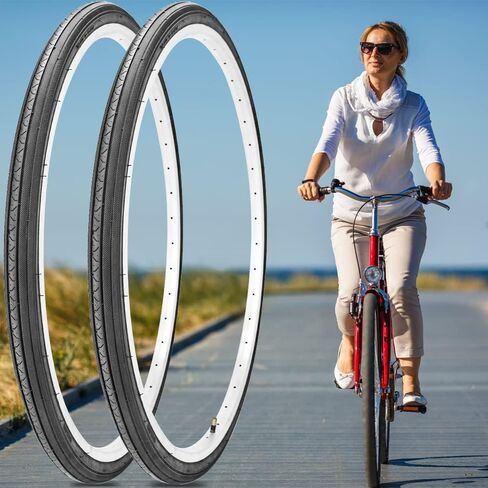 26X1 3/8 (37-590) Road Bike Tires with or Without Bike Tubes 26x1.3/8 32mm AV Schrader Valve in Saudi Arabia