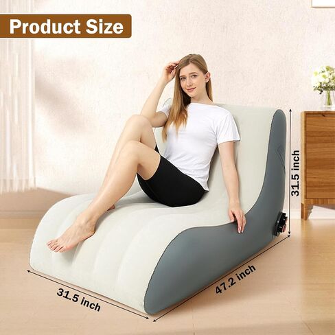 أريكة ذاتية النفخ، سرير تخييم محمول سريع التضخم مع حقيبة حمل - صغير الحجم وخفيف الوزن للمغامرات الخارجية in Kuwait