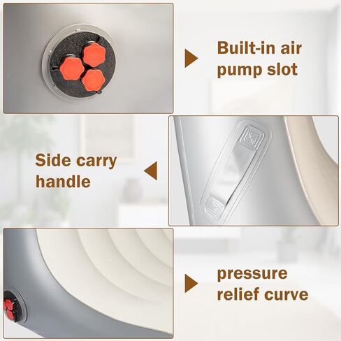 أريكة ذاتية النفخ، سرير تخييم محمول سريع التضخم مع حقيبة حمل - صغير الحجم وخفيف الوزن للمغامرات الخارجية in Kuwait