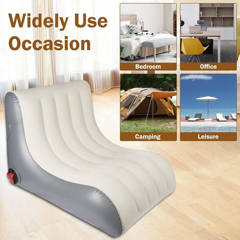 أريكة ذاتية النفخ، سرير تخييم محمول سريع التضخم مع حقيبة حمل - صغير الحجم وخفيف الوزن للمغامرات الخارجية in Kuwait