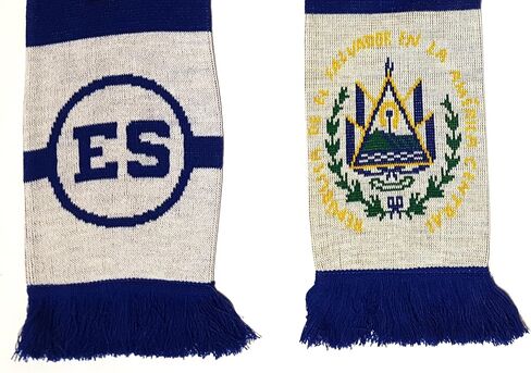 El Salvador Soccer Knit Scarf in Saudi Arabia