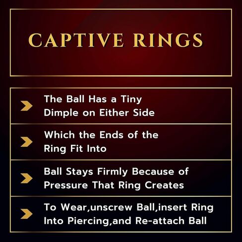 2Pcs Anodized 16 gauge 5/16 8mm captive hoop ring Piercing Jewelry Nose Eyebrow Tragus Cartilage Septum 3mm Ball More Choices in Saudi Arabia
