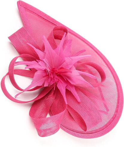Dressfan الفاسناتور قبعة المرأة خوذة خمر 20s 50s اكسسوارات عقال ل كنتاكي ديربي/زفاف/كوكتيل/حفلة الشاي in Kuwait