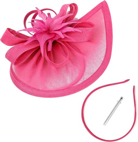 Dressfan الفاسناتور قبعة المرأة خوذة خمر 20s 50s اكسسوارات عقال ل كنتاكي ديربي/زفاف/كوكتيل/حفلة الشاي in Kuwait