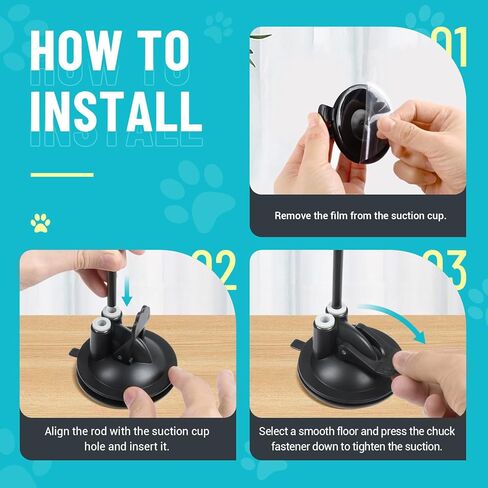 ألعاب ريش القطط من روزاوي مع كوب شفط واحد و4 صولجانات، ألعاب قطط 3 في 1 للقطط التي تشعر بالملل، لعبة قطط تفاعلية للقطط الداخلية، لعبة قطط مع كرات ومحاكاة الطيور in Kuwait